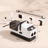 5 in 1 Dog Grooming Vacuum & Dryer w/ Clipper, 50dB Low Noise, Adjustable Speed & Temp, 1.8L Canister