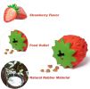 Dog Puzzle Toys Rubber Chew Food Dispensing Toy for Teeth Cleaning Dog Ball Toy Interactive Enrichment Toys for Puppy, Small, Medium, Large Breed