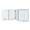 Modern Pet Barrier with Freestanding 80.3 Inches for Indoor